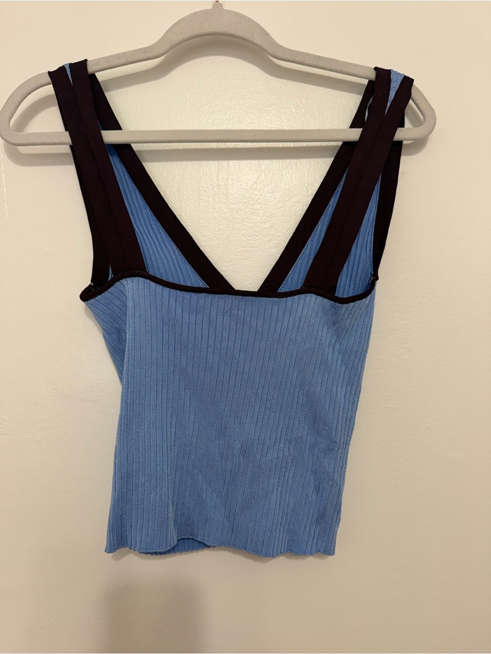 ZARA
Color Block Ribbed Top - Picture 3 of 6
